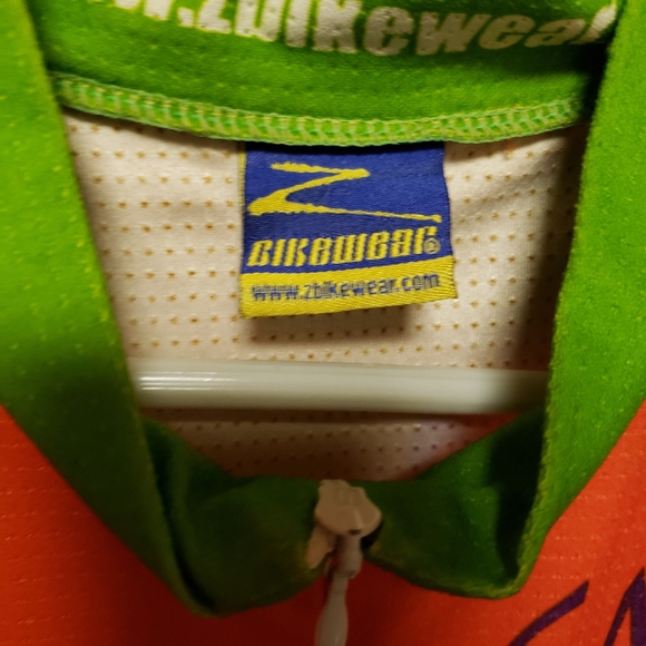 RARE VINTAGE Z-BIKEWEAR SLEEVLESS ZIP UP MESH BIKER TOP W/ZIP POCKET/S/EGPLC - Picture 2 of 9